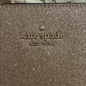 Kate Spade Tinsel Glitter Fabric Tote in Pink
